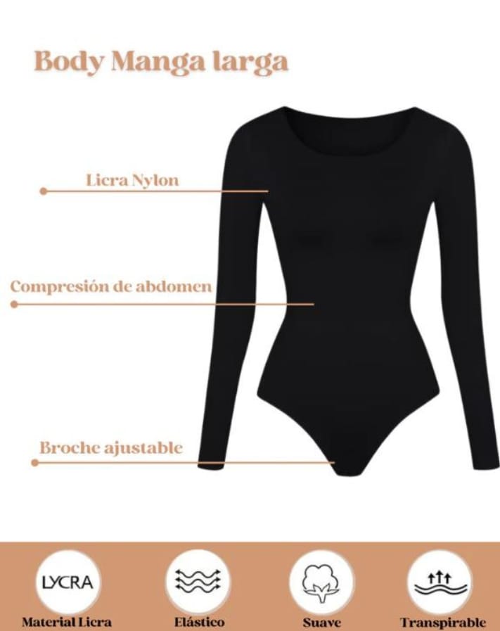 BODY MANGA LARGA  (2668)