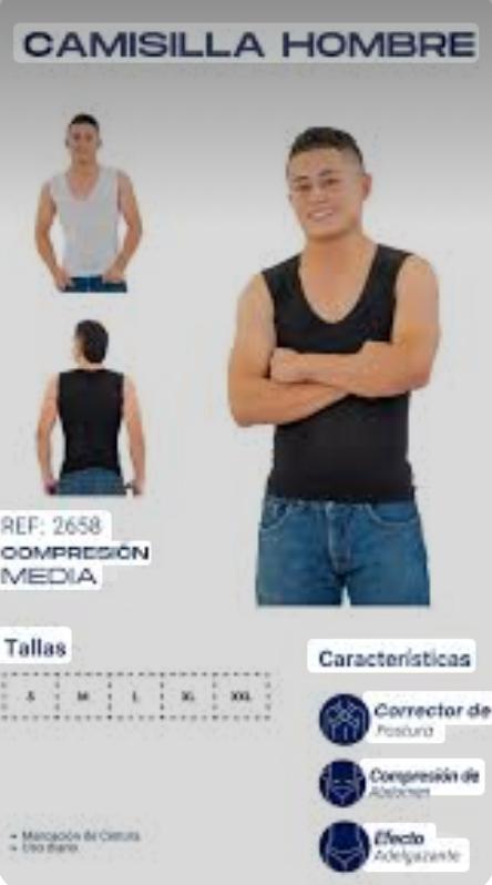 CAMISILLA DE HOMBRE 2658